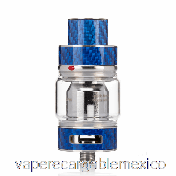 Vape Recargable Freemax Mesh Pro Tanque Sub-ohm Fibra De Carbono Azul